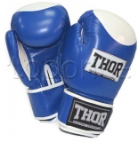 Фото Боксерские перчатки Thor Competition 14oz Blue/White (500/02(PU))