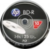 Фото товара BD-R HP 25Gb 6x (10 Pack Spindle) (69321)