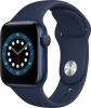 Фото товара Смарт-часы Apple Watch Series 6 44mm GPS Blue Aluminum/Deep Navy Sport Band (M00J3)