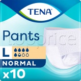 Фото Подгузники для взрослых Tena Pants Normal Large дышащие 10 шт. (7322541150994)