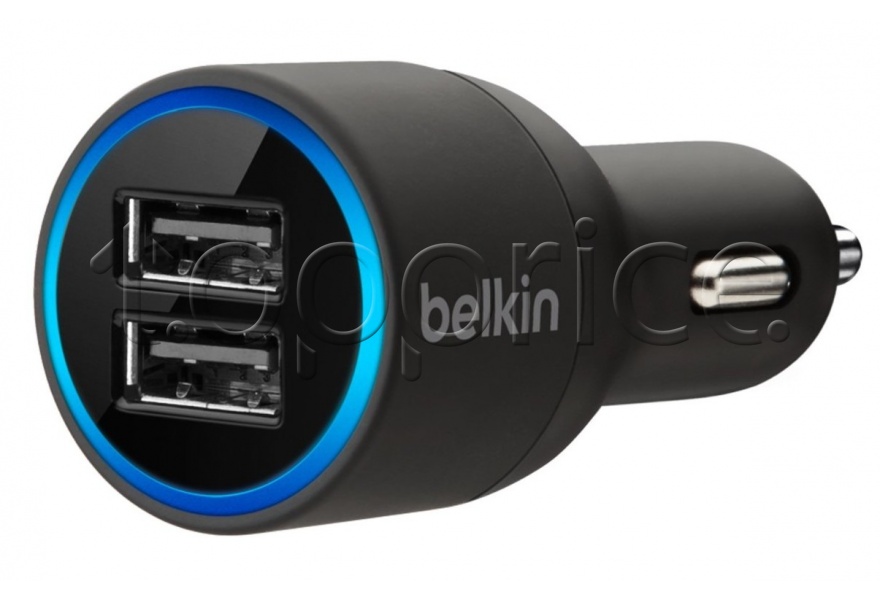Фото Автомобильное З/У Belkin Dual USB MicroCharger Black (F8J071bt04-BLK)