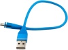 Фото товара Кабель USB AM -> micro-USB Dengos 0.25 м Blue (NTK-M-SHRT-SET-BLUE)