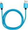 Фото товара Кабель USB -> Lightning Dengos 1 м Blue (NTK-L-MT-BLUE)
