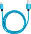 Фото Кабель USB -> Lightning Dengos 1 м Blue (NTK-L-MT-BLUE)