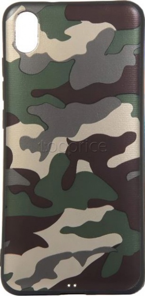 Фото Чехол для iPhone Xr Florence TPU Camouflage Green тех.пак (RL064394)