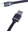 Фото Кабель USB -> micro-USB Aspor A135 Nylon 1.2 м Black
