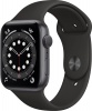 Фото товара Смарт-часы Apple Watch Series 6 44mm GPS Space Gray Aluminium/Black Sport Band (M00H3UL/A)