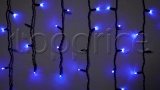 Фото Светодиодная гирлянда Delux Icicle 75LED 2x0.7m синий/черный IP44 EN (90016593)