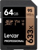 Фото товара Карта памяти SDXC 64GB Lexar Professional UHS-I C10 V30 U3 Global (LSD64GCB633)