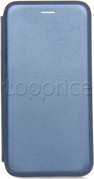 Фото Чехол для Ulefone Note 8/Note 8P Premium Leather Case Dark Blue тех.пак (RL064956)