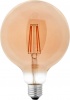 Фото товара Лампа Delux Globe G125 8W 2700K E27 Amber Filament (90016726)