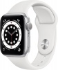 Фото товара Смарт-часы Apple Watch Series 6 40mm GPS Silver Aluminium/White Sport Band (MG283UL/A)