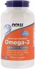 Фото товара Омега-3 Now Foods 1000 мг 200 капсул из рыбьего желатина (NF1648)