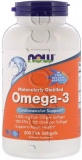 Фото Омега-3 Now Foods 1000 мг 200 капсул из рыбьего желатина (NF1648)