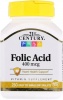 Фото товара Фолиевая кислота (В9) 21st Century Folic Acid 400 мкг 250 таблеток (CEN21377)