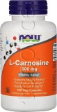 Фото L-Карнозин Now Foods 500 мг 100 вегетарианских капсул (NF0079)