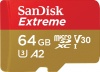 Фото товара Карта памяти micro SDXC 64GB SanDisk Extreme (SDSQXA2-064G-GN6GN)