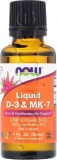 Фото Витамин D3 Now Foods Liquid D-3 & MK-7 30 мл / 1 oz (NF0379)
