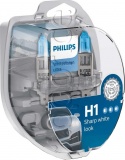 Фото Автолампа Philips H1 12258WVUSM White Vision Ultra Blister (2 шт.)