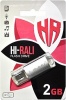 Фото товара USB флеш накопитель 2GB Hi-Rali Rocket Series Silver (HI-2GBRKTSL)