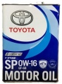 Фото Моторное масло Toyota Motor Oil Synthetic SP/GF6B 0W-16 4л (08880-13105)