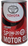Фото Моторное масло Toyota Motor Oil Synthetic SP/GF6A 0W-20 1л (08880-13206)