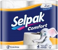 Фото Туалетная бумага Selpak Comfort White 4 шт. (8690530802117)