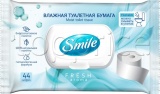 Фото Влажная туалетная бумага Smile Fresh с клапаном 44 шт. (4823071636895)