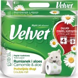 Фото Туалетная бумага Velvet Ромашка и алоэ 3 слоя 4 шт. (5901478999153)