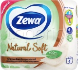 Фото Туалетная бумага Zewa Natural Soft 4 слоя 4 шт.