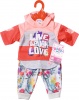 Фото товара Набор одежды для куклы Zapf Baby Born Трендовый спортивный костюм Розовый (826980-1)