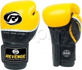 Фото Боксерские перчатки Revenge 10oz Yellow/Black (EV-10-1163/ PU)