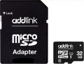 Фото Карта памяти micro SDHC 32GB Addlink UHS-I adapter (ad32GBMSH310A)