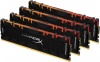 Фото товара Модуль памяти HyperX DDR4 128GB 4x32GB 3200MHz Predator RGB (HX432C16PB3AK4/128)