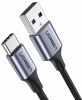 Фото товара Кабель USB2.0 AM -> USB Type C UGREEN US288 Aluminum Braid 1 м Black (60126)