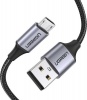 Фото товара Кабель USB AM -> micro-USB UGREEN US290 Aluminum Braid 2 м Black (60148)