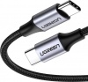 Фото товара Кабель USB Type-C -> USB Type-C UGREEN US261 3A 1 м Gray/Black (50150)