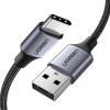 Фото товара Кабель USB2.0 AM -> USB Type C UGREEN US288 Aluminum Braid 2 м Black (60128)