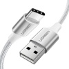 Фото товара Кабель USB2.0 AM -> USB Type C UGREEN US288 Aluminum Braid 1 м White (60131)