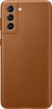 Фото товара Чехол для Samsung Galaxy S21 G991 Leather Cover Brown (EF-VG991LAEGRU)
