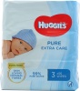 Фото товара Салфетки влажные для младенцев Huggies Pure Extra Care 3 х 56 шт. (5029054222119)