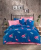 Фото товара Комплект постельного белья Lotus полуторный ранфорс Perfect Flamingo Light Blue (svt-2000022267168)