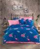 Фото товара Комплект постельного белья Lotus семейный ранфорс Perfect Flamingo Light Blue (svt-2000022266864)