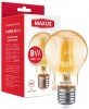 Фото товара Лампа Maxus LED A60 FM 8W 2700K 220V E27 Golden (1-MFM-761)