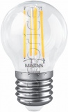 Фото Лампа Maxus LED G45 FM 7W 4100K 220V E27 Clear (1-MFM-744)