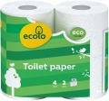 Фото Туалетная бумага Ecolo 2 слоя 4 шт. (4820023747135)