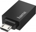 Фото Адаптер USB2.0 -> micro-USB Hama Black (00200307)
