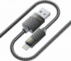 Фото товара Кабель USB -> Lightning Luxe Cube Premium 1 м Grey (9780201379648)