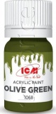 Фото Краска ICM акриловая оливковый (ICM1068)
