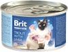 Фото товара Корм для котов Brit Care Premium by Nature Cat Форель с печенью 200 г (100616/5032)